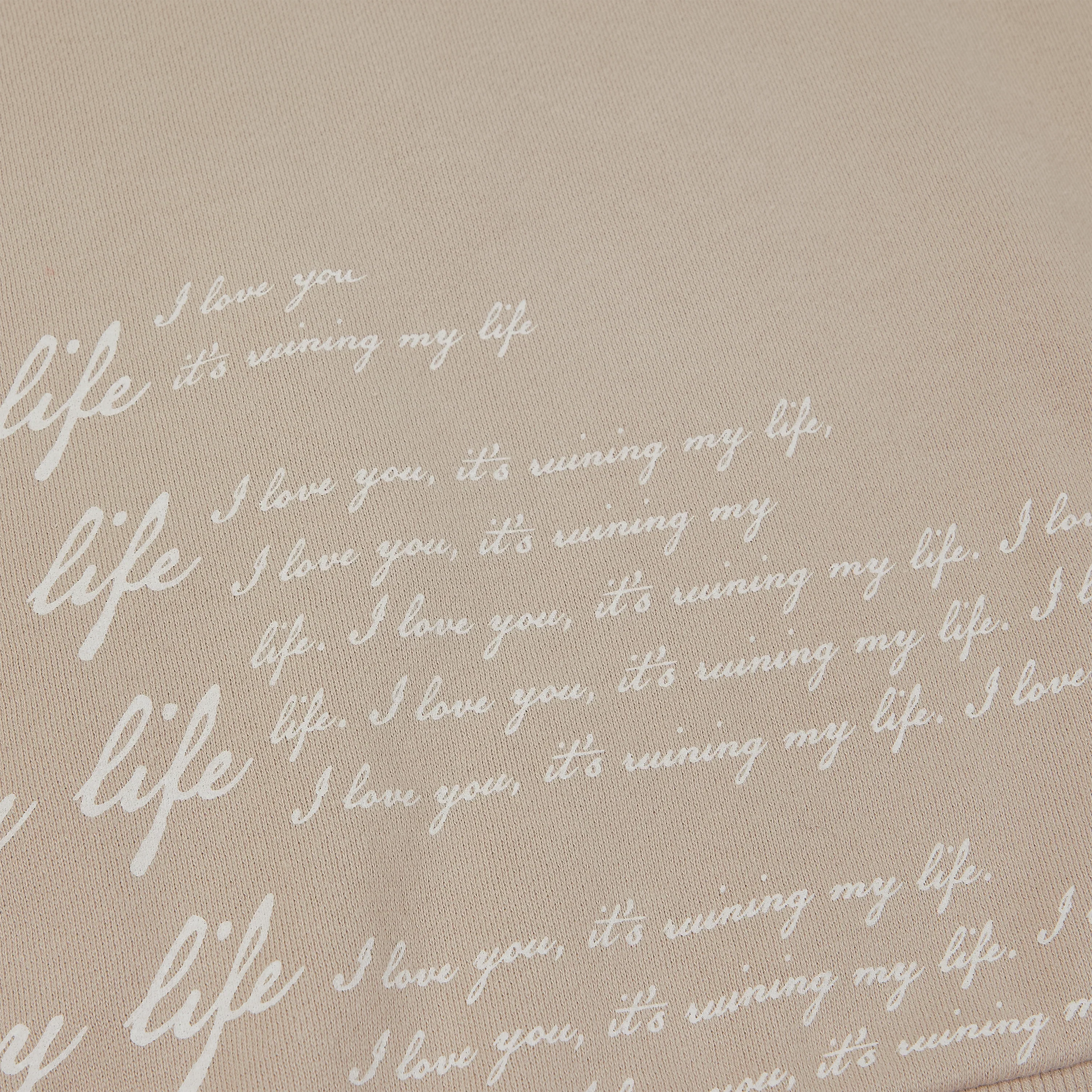 I Love You It's Ruining My Life Boxy Cropped Crewneck - Image 3