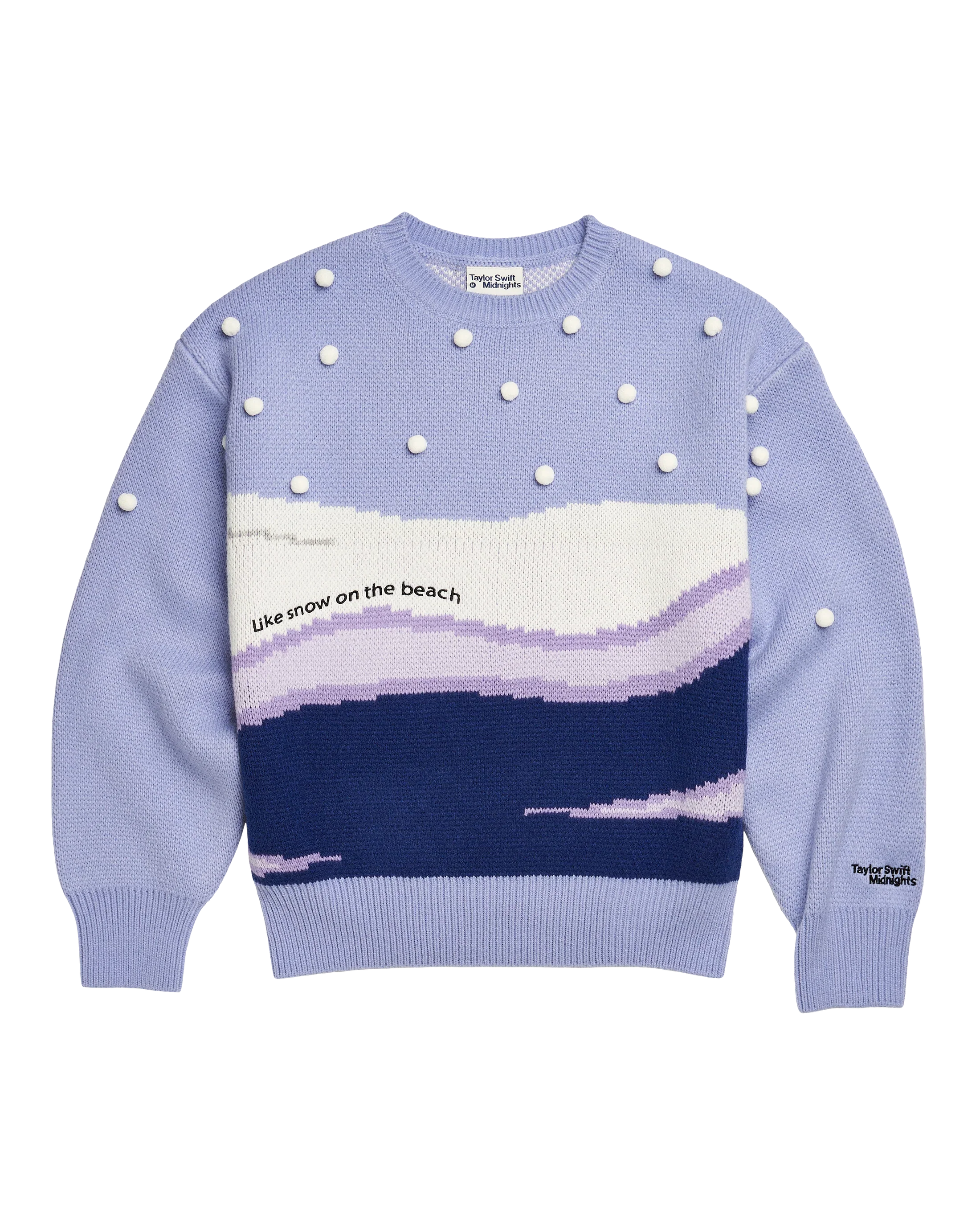 Like Snow On The Beach Sweater