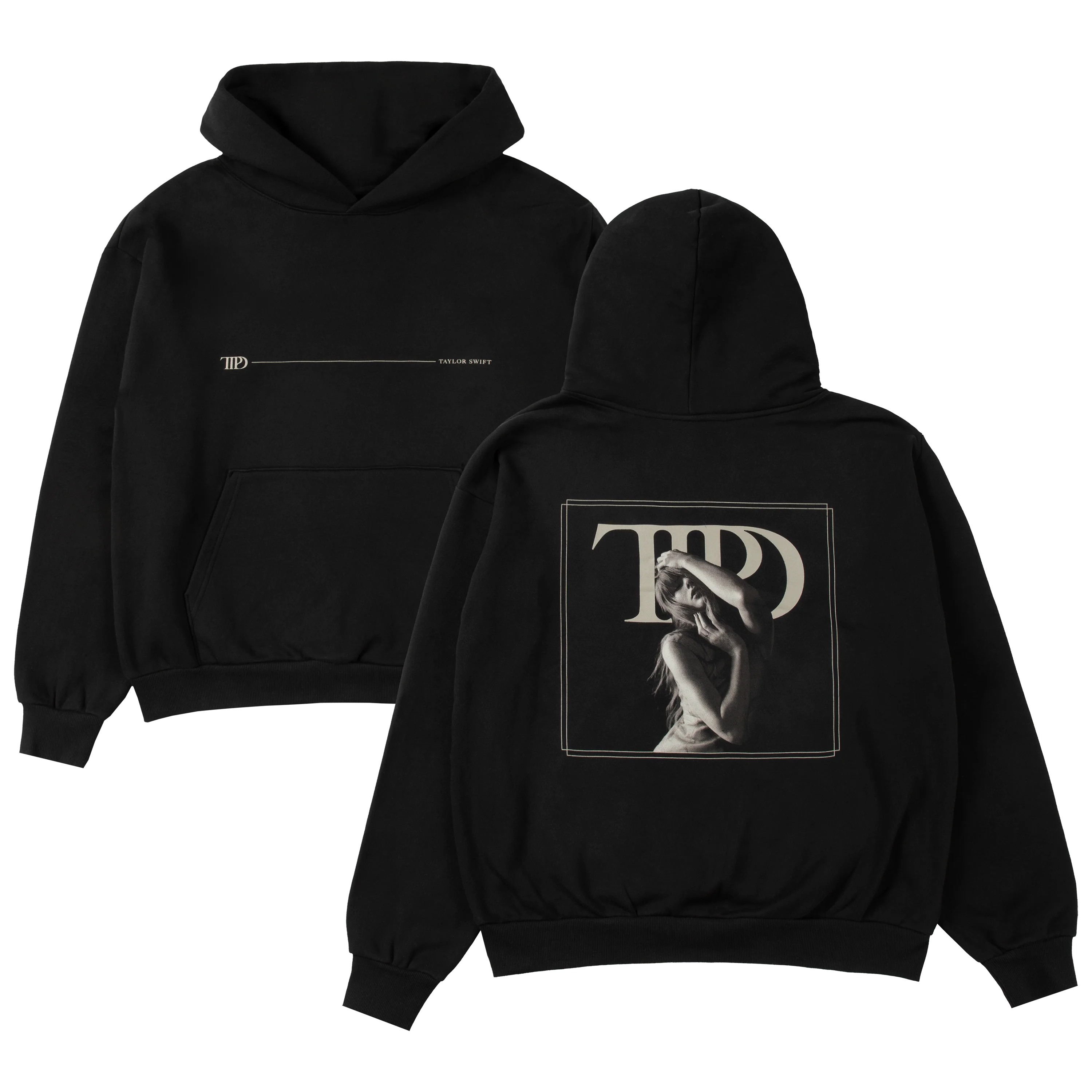 The Tortured Poets Department Black Hoodie - Image 3